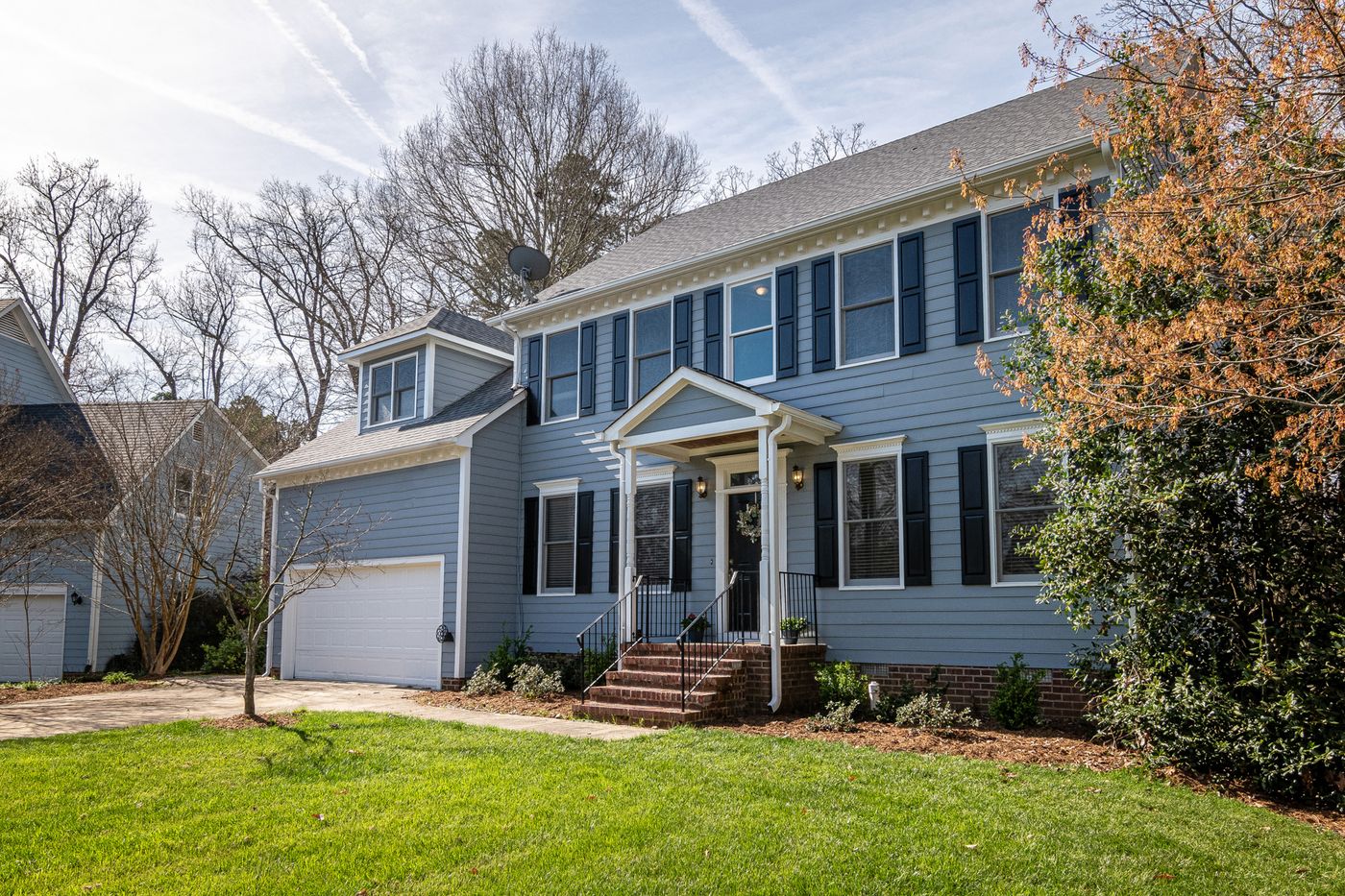Home with new siding and great curb appeal